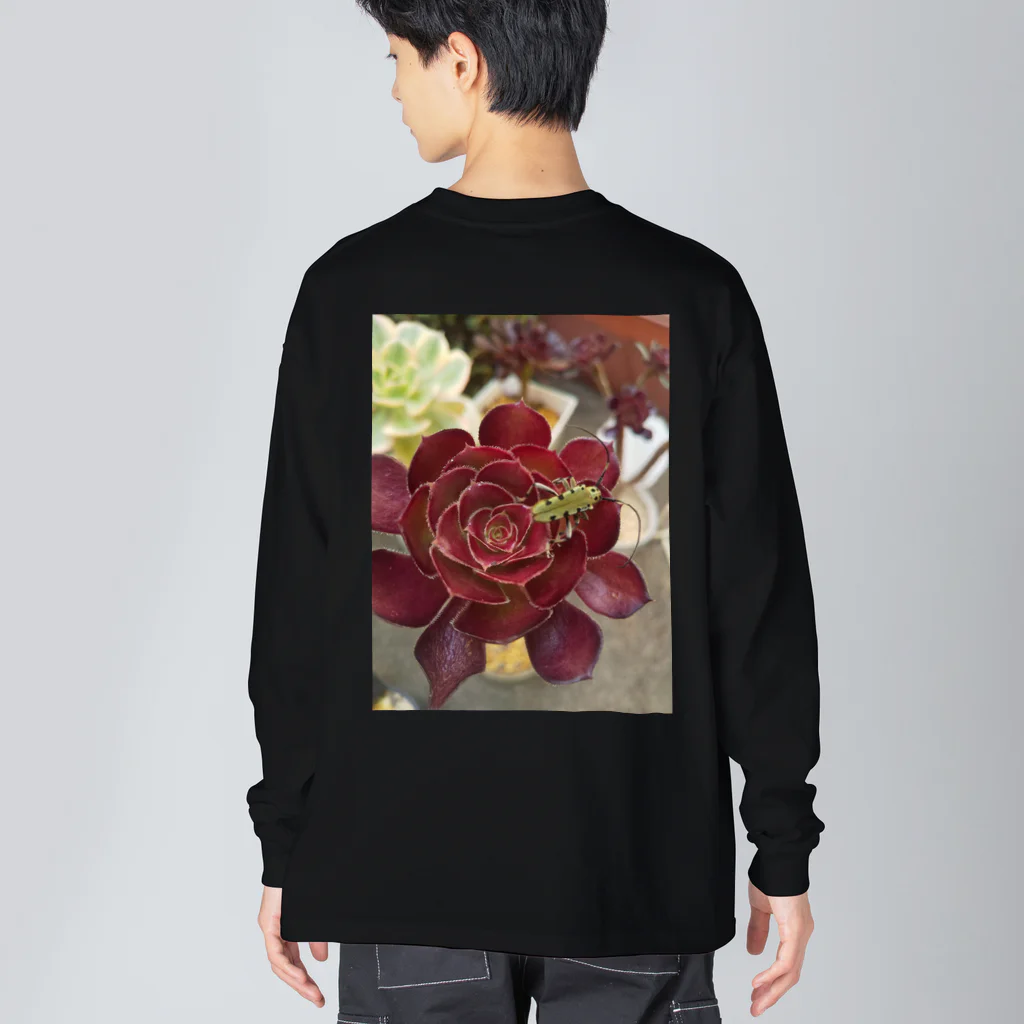 ミクロの黒法師にカミキリくん Big Long Sleeve T-Shirt