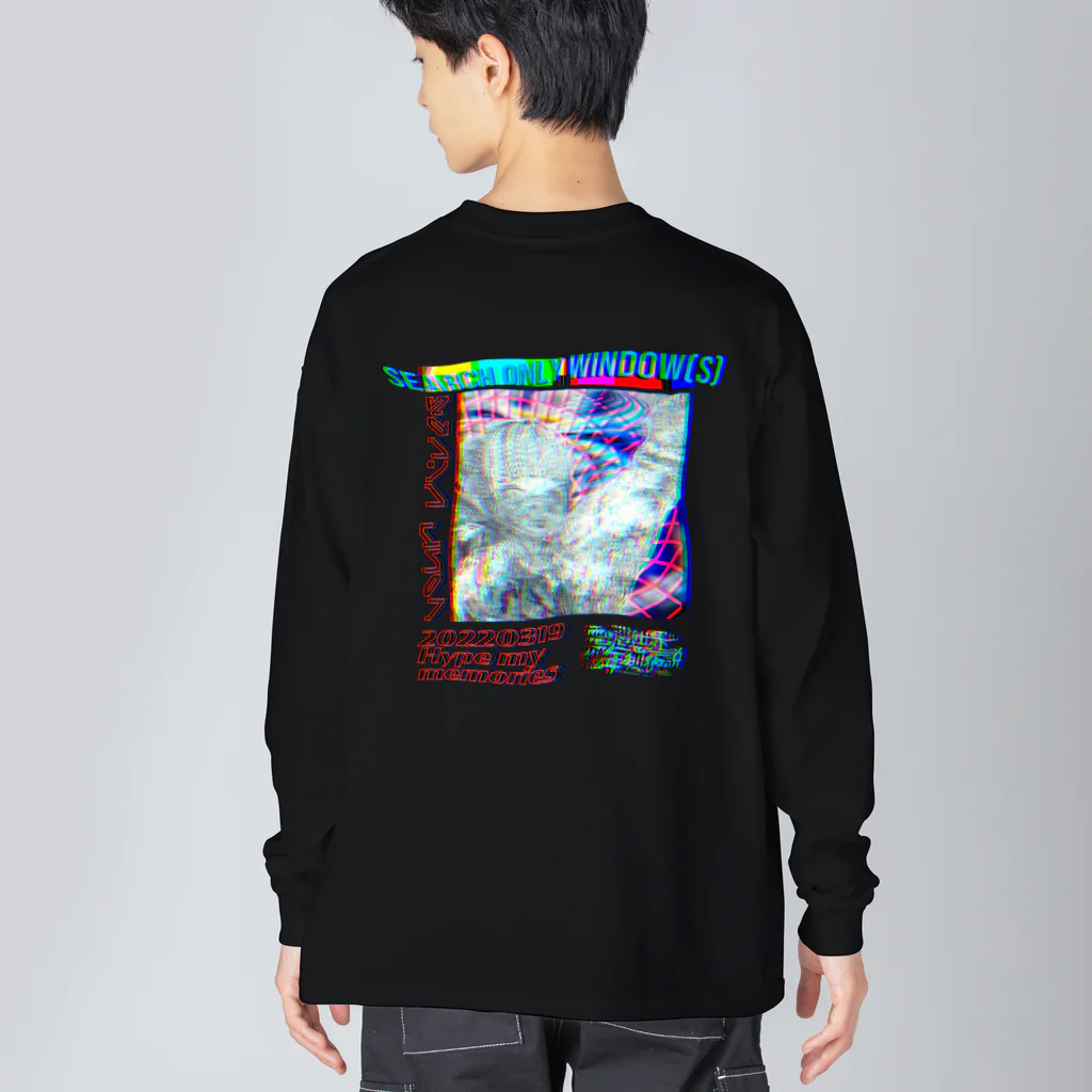 jotakaのSearchOnlyWindow(s) Big Long Sleeve T-Shirt