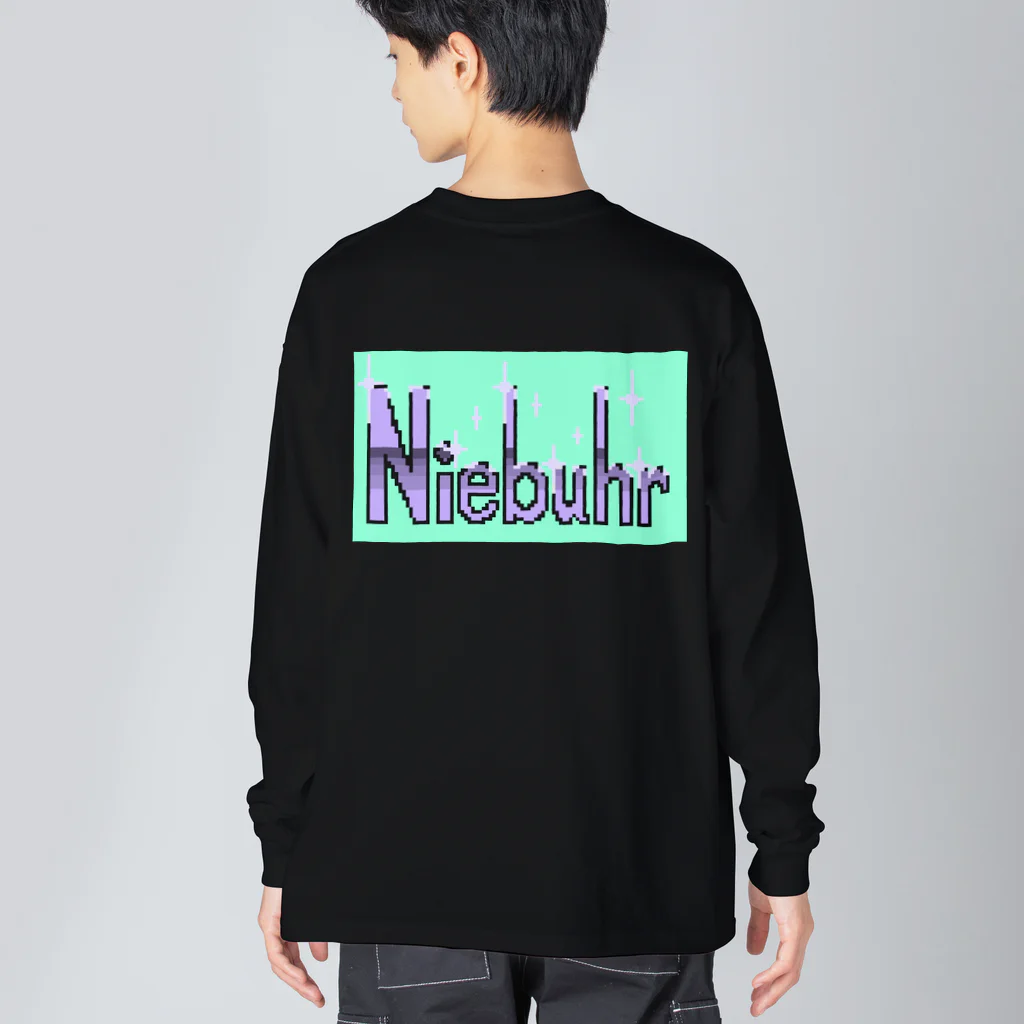 Niebuhrのlogo 2 ビッグシルエットロングスリーブTシャツ