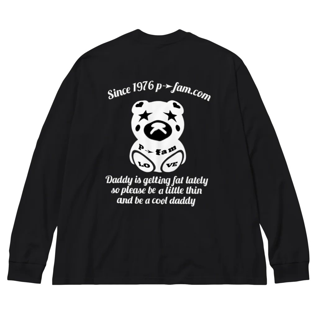 P➛fam.comのP➛KUMAちゃん(メタボＶｅｒ．) Big Long Sleeve T-Shirt