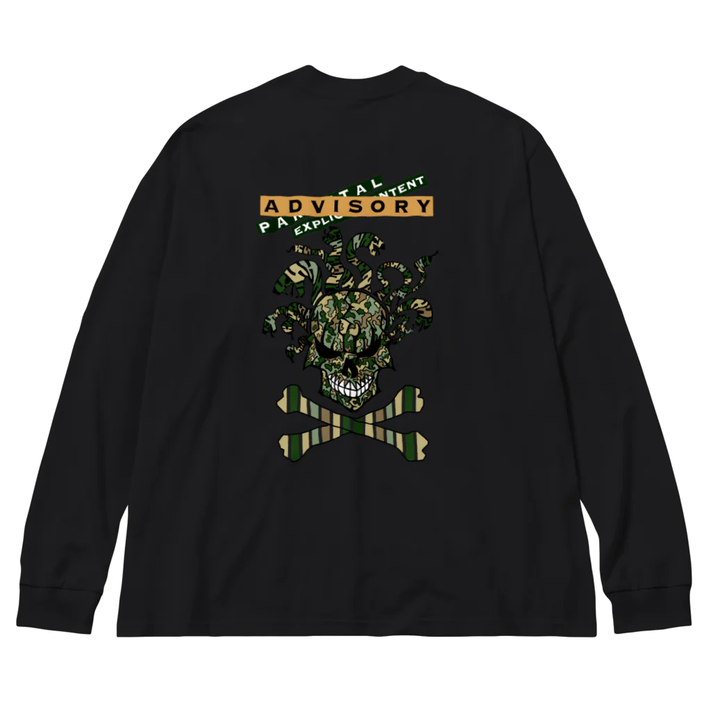 TakiGreen SHOPの“Skull Medusa” ビッグシルエットロングスリーブTシャツ