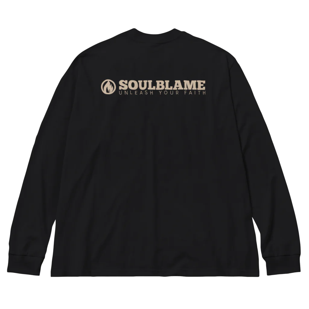 SOULBLAMEのTINY RABBIT BACK LOGO IN BLACK ビッグシルエットロングスリーブTシャツ