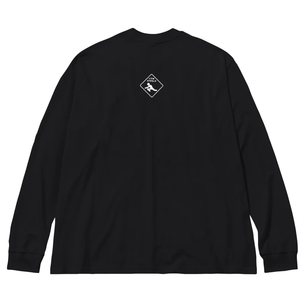 アリーヴェデルチャンネルSHOPのGLITCH LOGO Big Long Sleeve T-Shirt