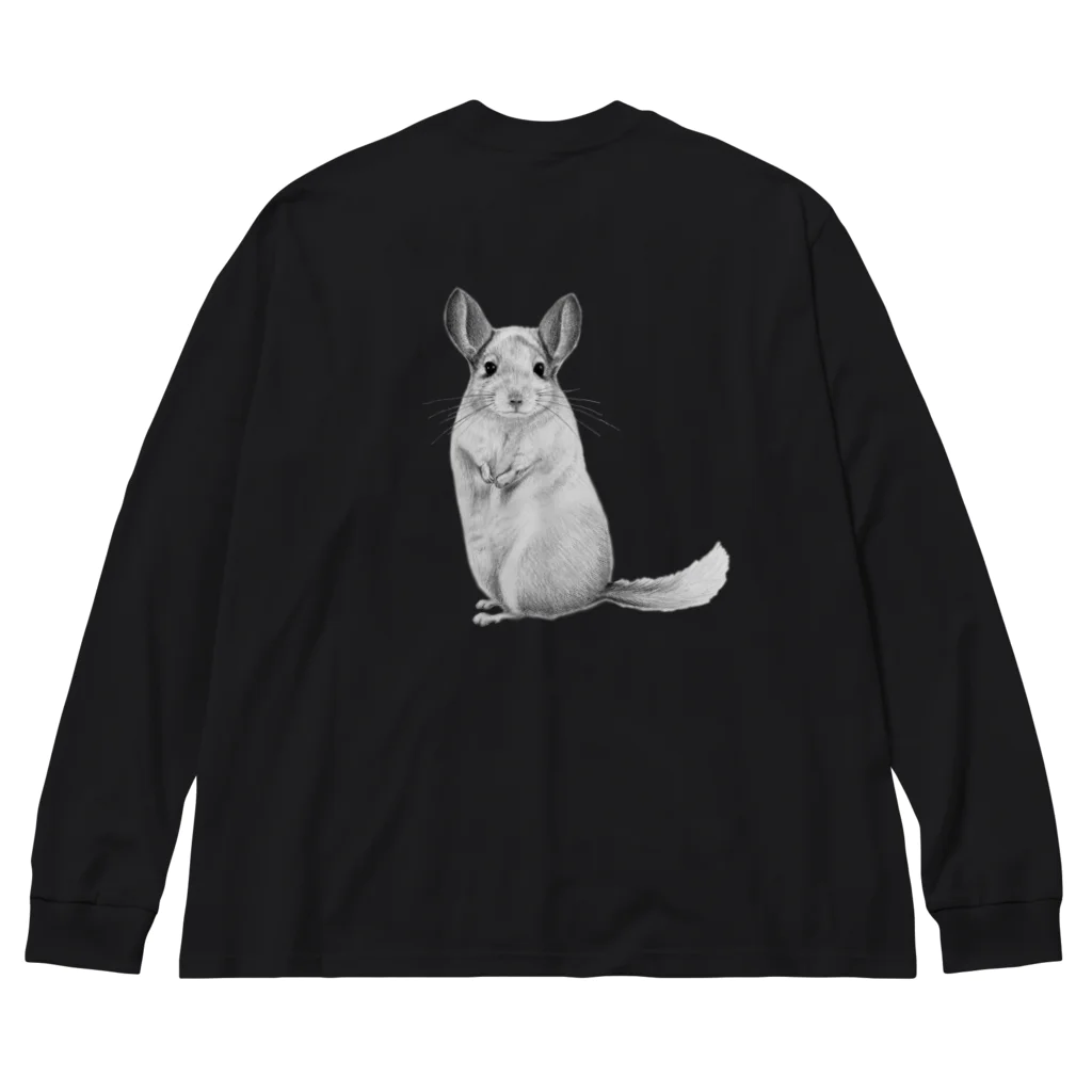 チンチラのパルのチンチラのパル　シルエットデザイン Big Long Sleeve T-Shirt