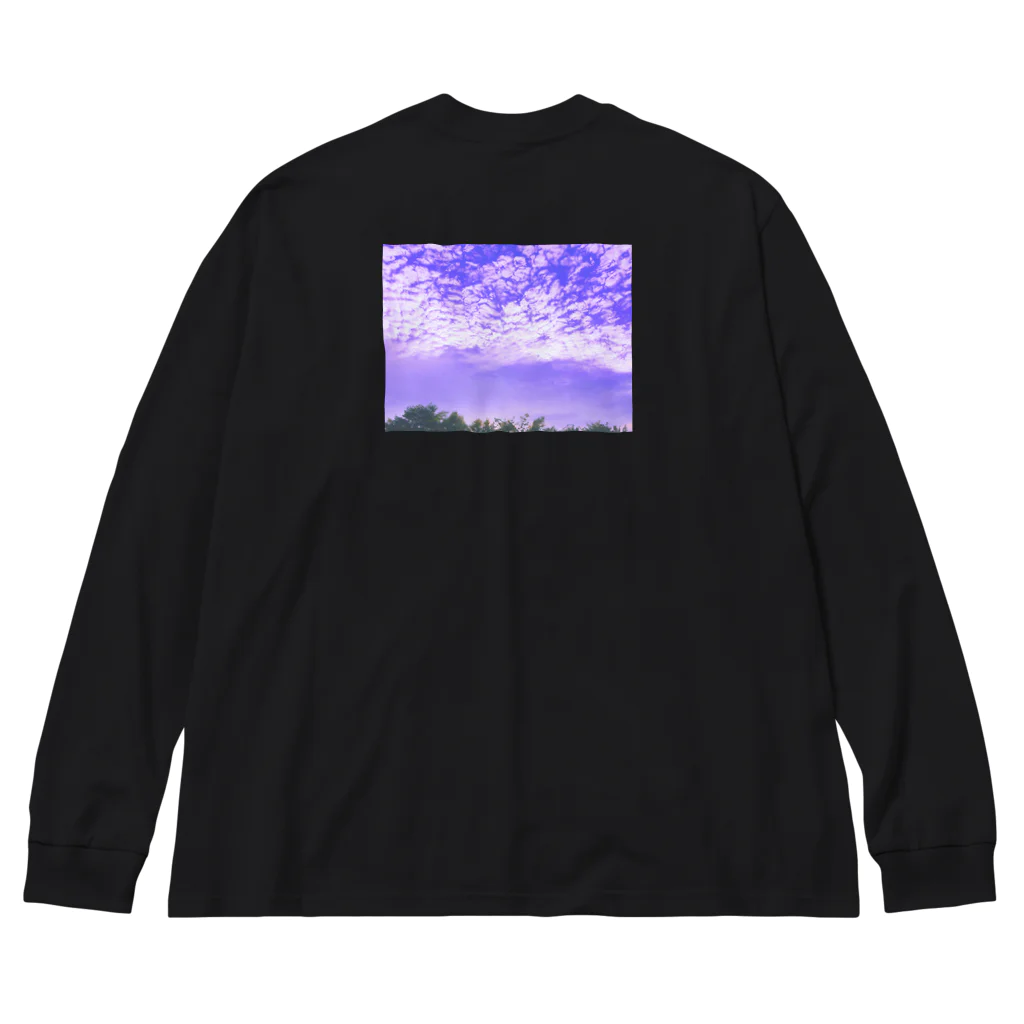 夕陽の静かな空 Big Long Sleeve T-Shirt