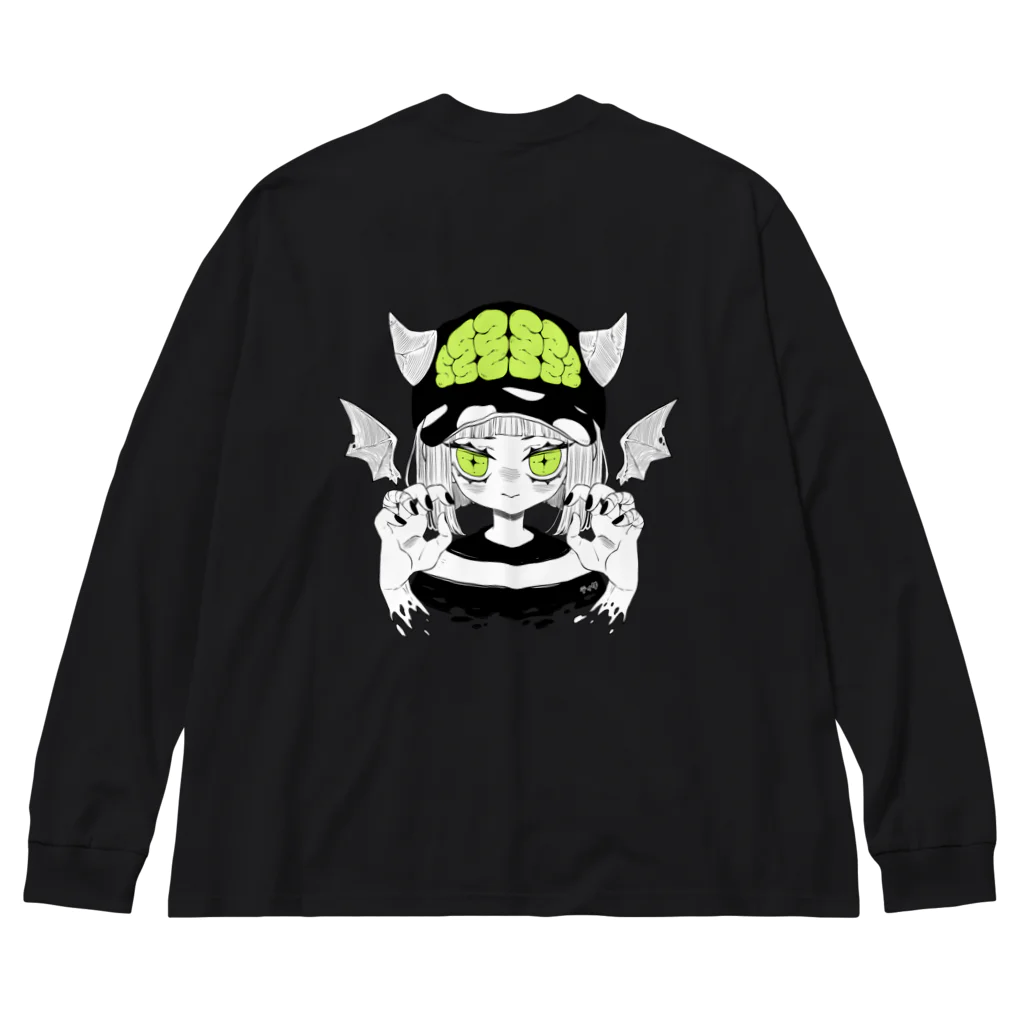 ティダの脳キャップ Big Long Sleeve T-Shirt