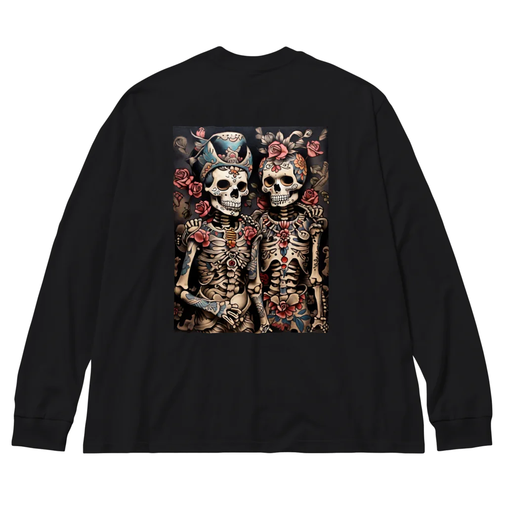 Skull sectionのきれいなガイコツ Big Long Sleeve T-Shirt