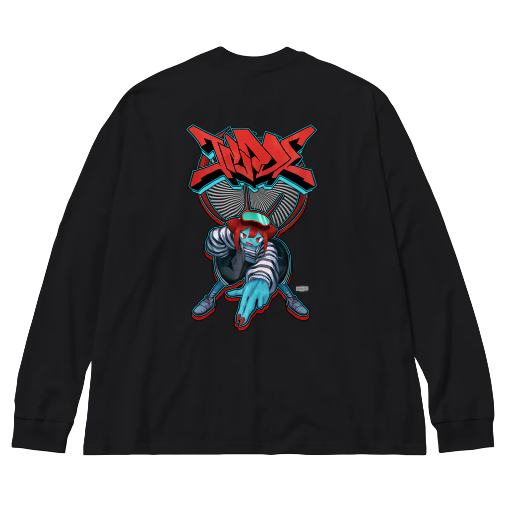 InvadersのGRAFF "INVADE"(WITH INVA_TAM) ビッグシルエットロングスリーブTシャツ