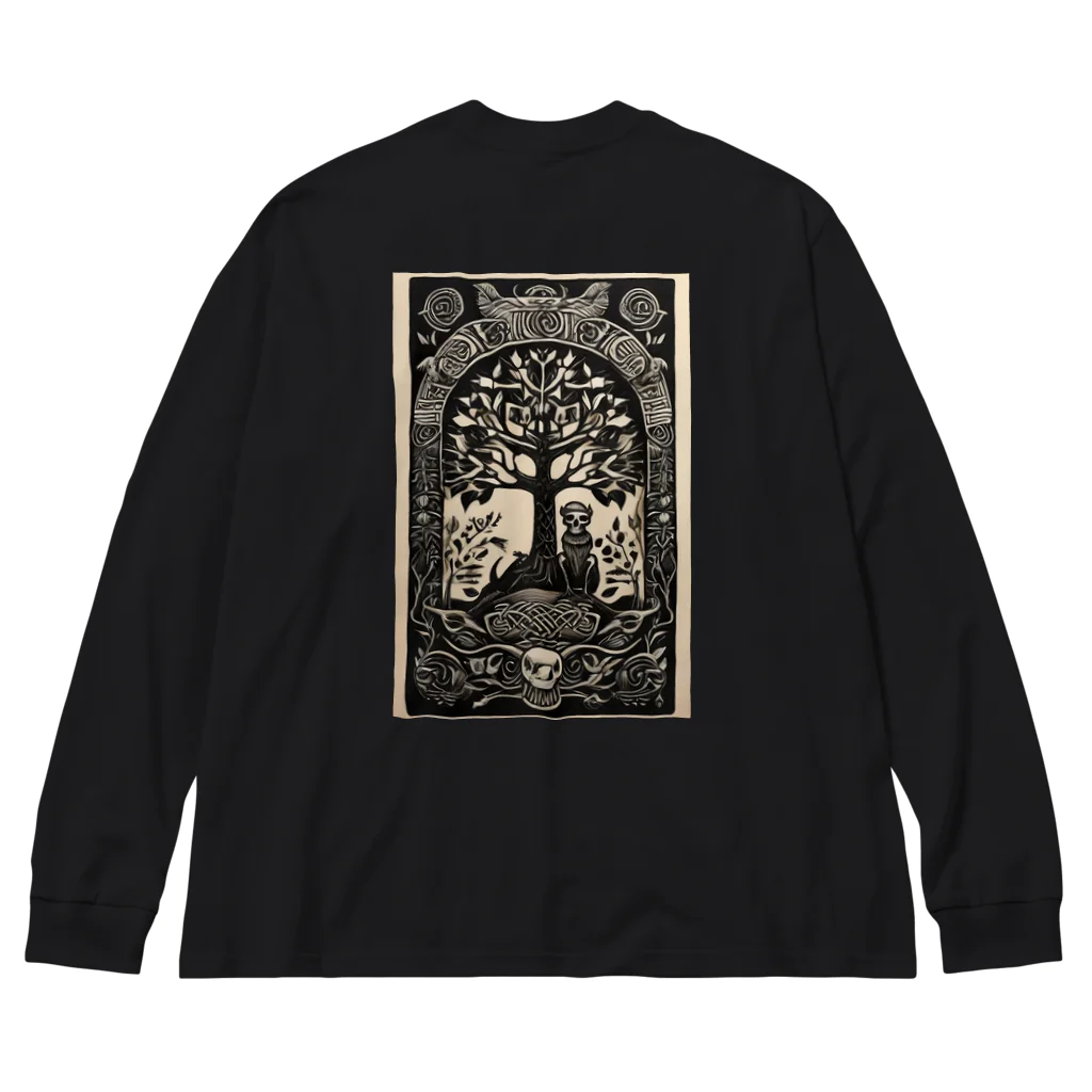 Skull sectionのドクロの木 Big Long Sleeve T-Shirt