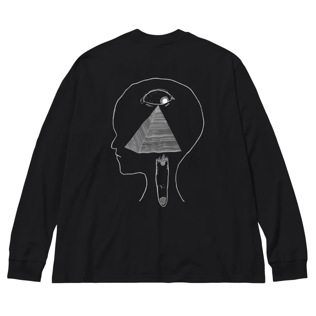 maru-欒の人 Big Long Sleeve T-Shirt