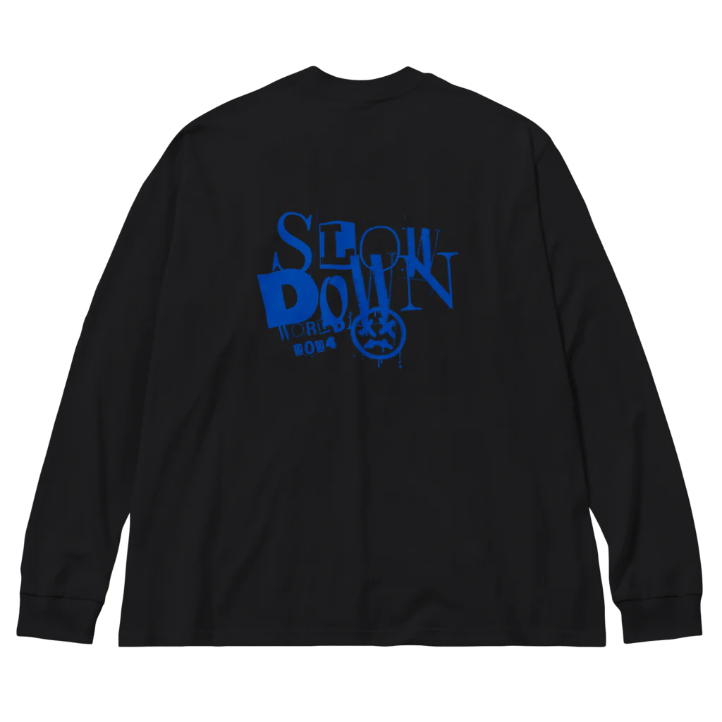 SLOW DoWN333のSLOWDoWN  Streetblack ビッグシルエットロングスリーブTシャツ