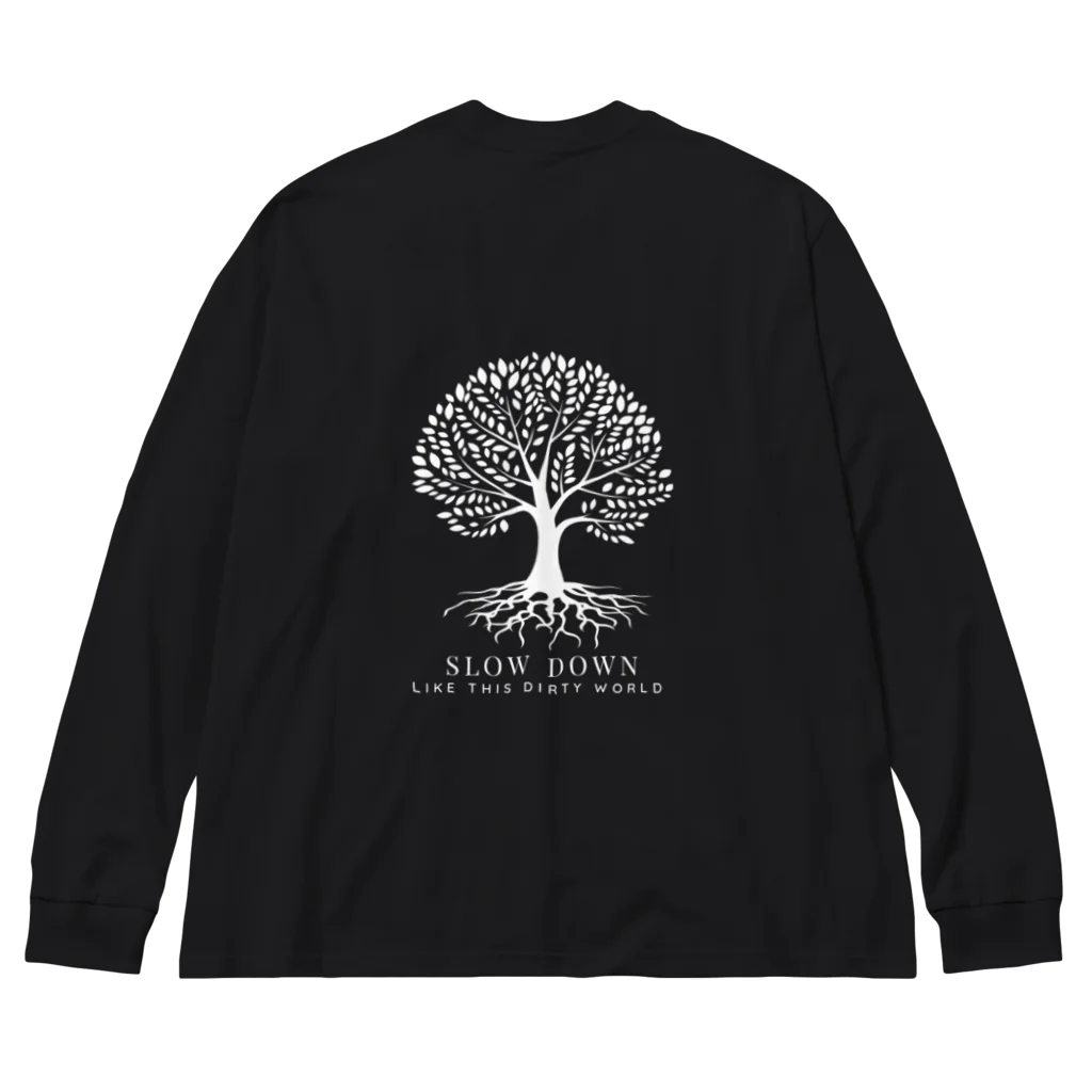 SLOW DoWN333の SLOWDoWN TREE LOGO WEAR ビッグシルエットロングスリーブTシャツ