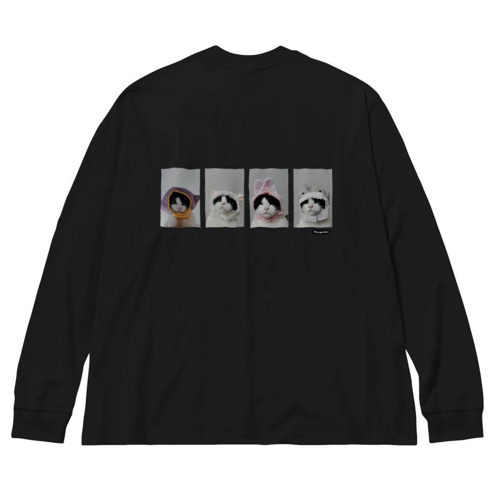 8wariのはちわれ猫の証明写真 Big Long Sleeve T-Shirt