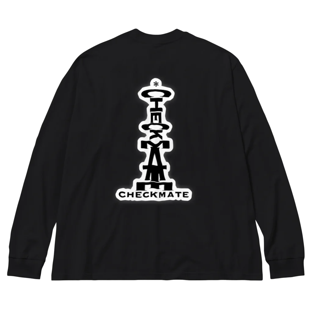 @LIRALUのcheckmate ビッグシルエットロングスリーブTシャツ