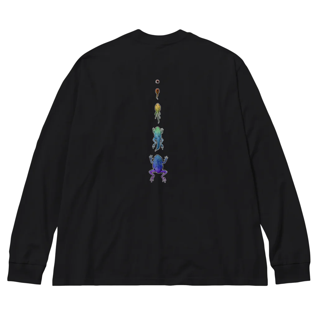 madein8☞shopのfrog-ring Big Long Sleeve T-Shirt