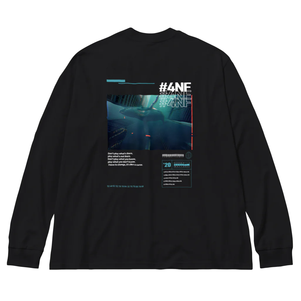 ノブ太のアパレルのDeep Web Big Long Sleeve T-Shirt