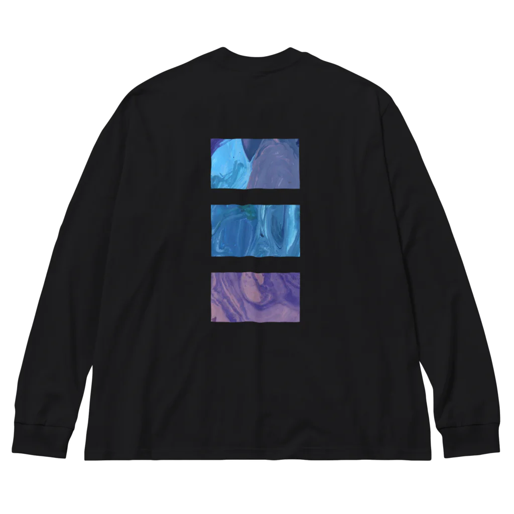 ﾐﾗｿﾌﾞのまざったえのぐ1 Big Long Sleeve T-Shirt