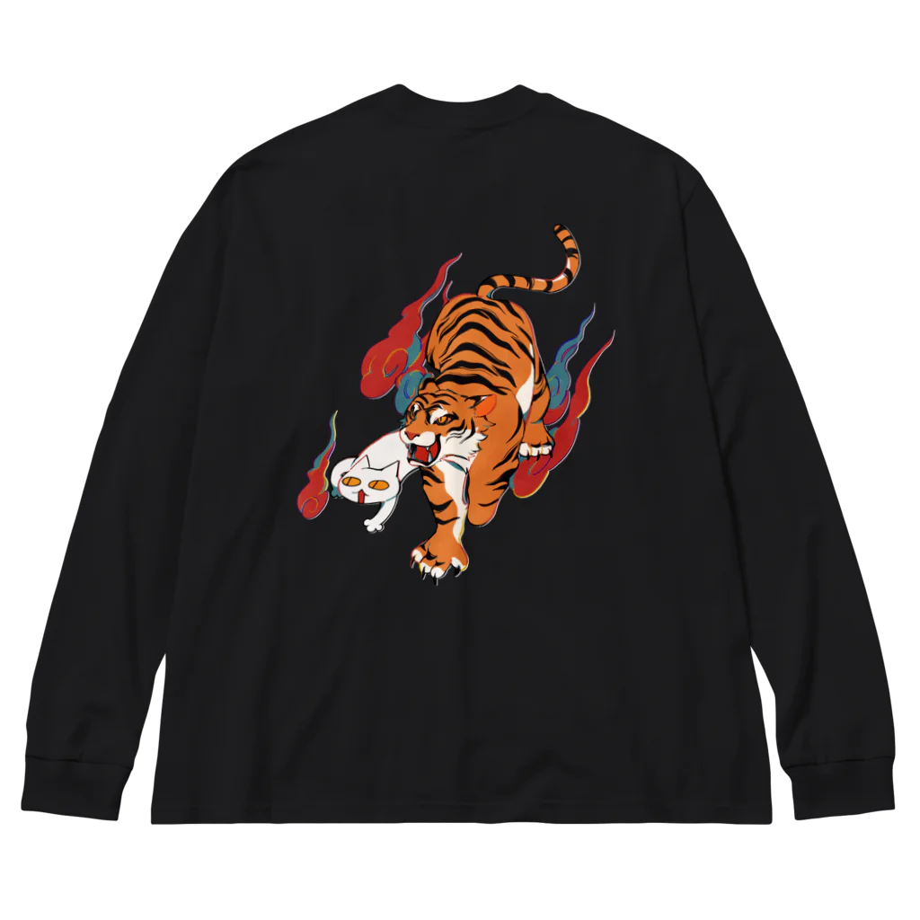 たぶんのwithトラ Big Long Sleeve T-Shirt