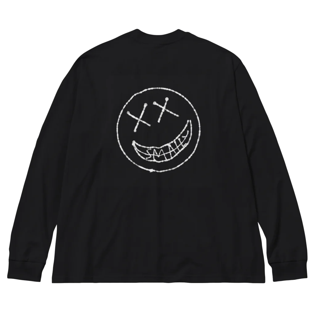 TachiinのSMAILy スマイリー Big Long Sleeve T-Shirt