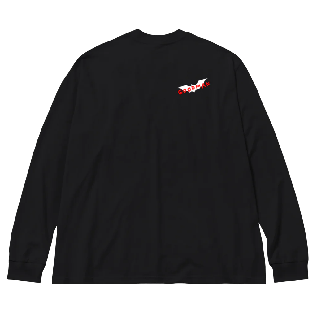 HIP HOP ネタ　映画ネタのスーパーヒーロー　TシャツGOOD man Big Long Sleeve T-Shirt