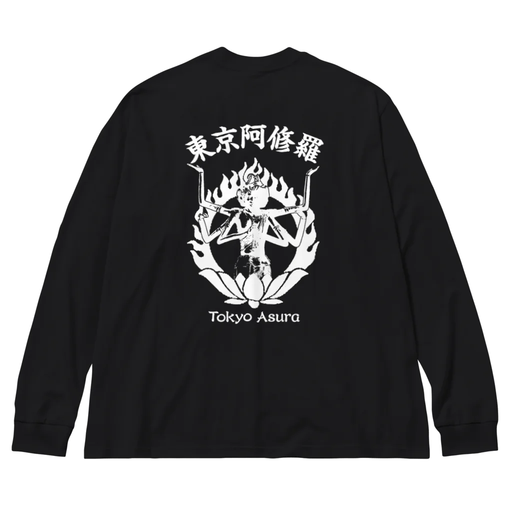 goodygodty（グッディゴッティ）のTokyo Asura(White) ビッグシルエットロングスリーブTシャツ