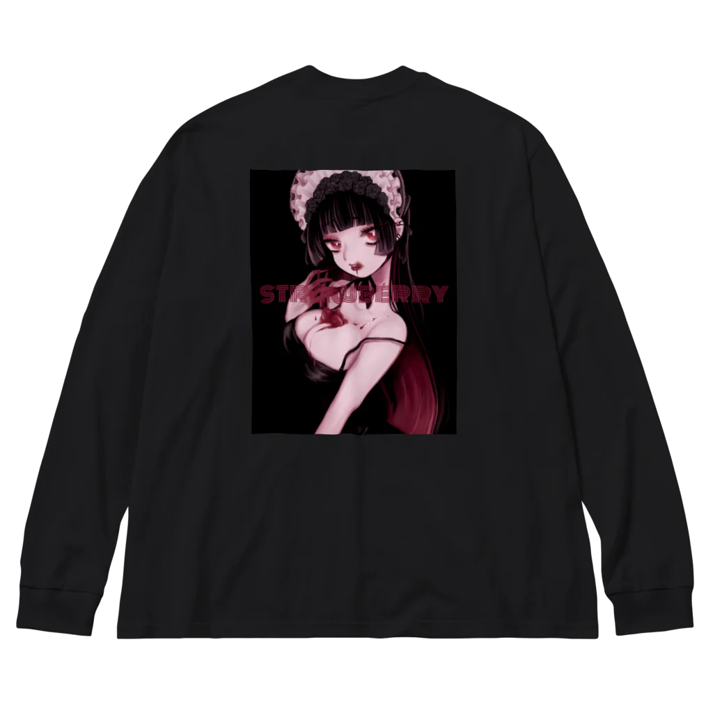 白玉フルーツポンチのstrawberryちゃん🍓 Big Long Sleeve T-Shirt