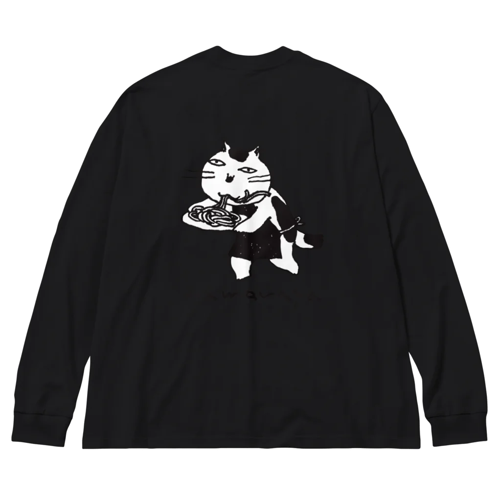 なまらやのしろなま猫 Big Long Sleeve T-Shirt