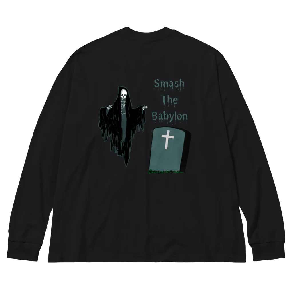 Smash The BabylonのThe Grim Reaper ビッグシルエットロングスリーブTシャツ