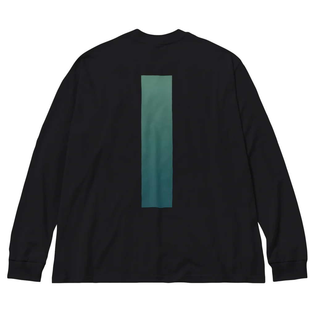 The Flos の02 Black (黒) Big Long Sleeve T-Shirt