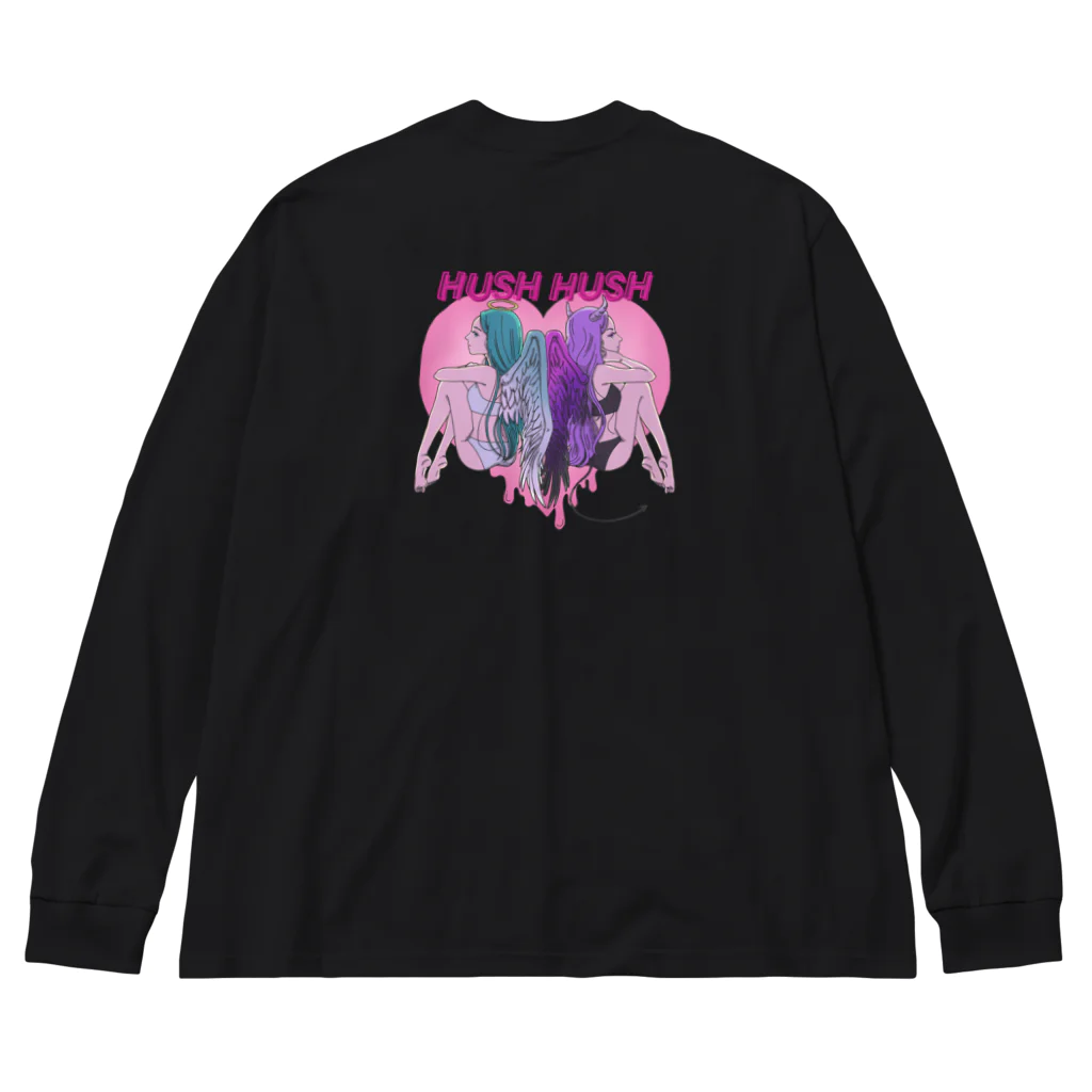 RIKAの【girl】天使と悪魔 Big Long Sleeve T-Shirt