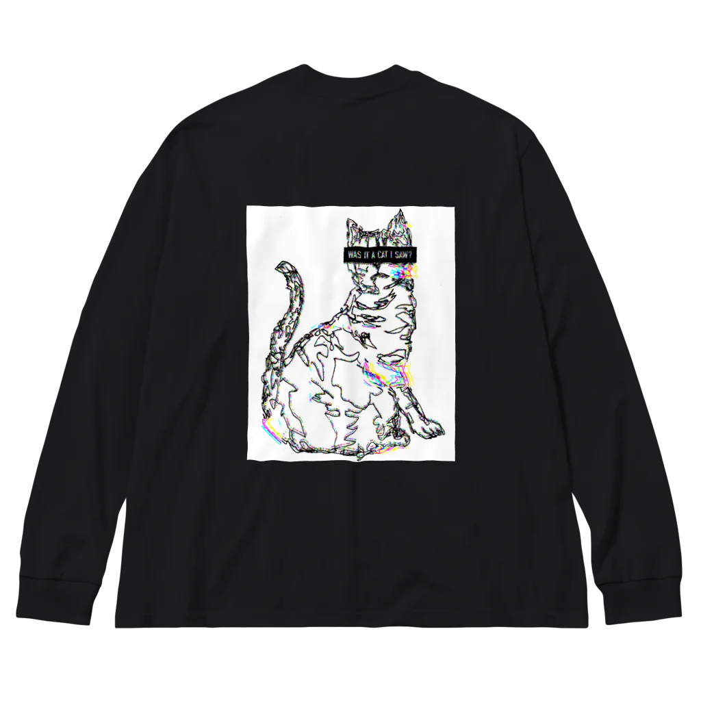 JUST KITTENのWAS IT A CAT I SAW? ビッグシルエットロングスリーブTシャツ