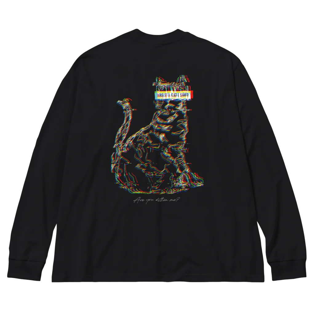 JUST KITTENのWAS IT A CAT I SAW? ビッグシルエットロングスリーブTシャツ