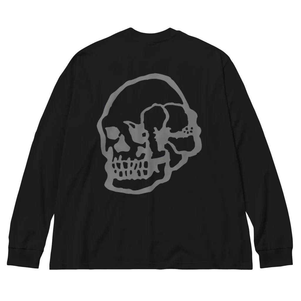 FMK-OのSkull vase "GR" Big Long Sleeve T-Shirt