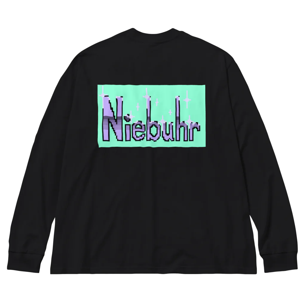 Niebuhrのlogo 2 ビッグシルエットロングスリーブTシャツ