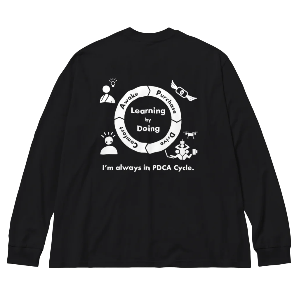 DoinJomainの散財家のPDCAサイクル Big Long Sleeve T-Shirt