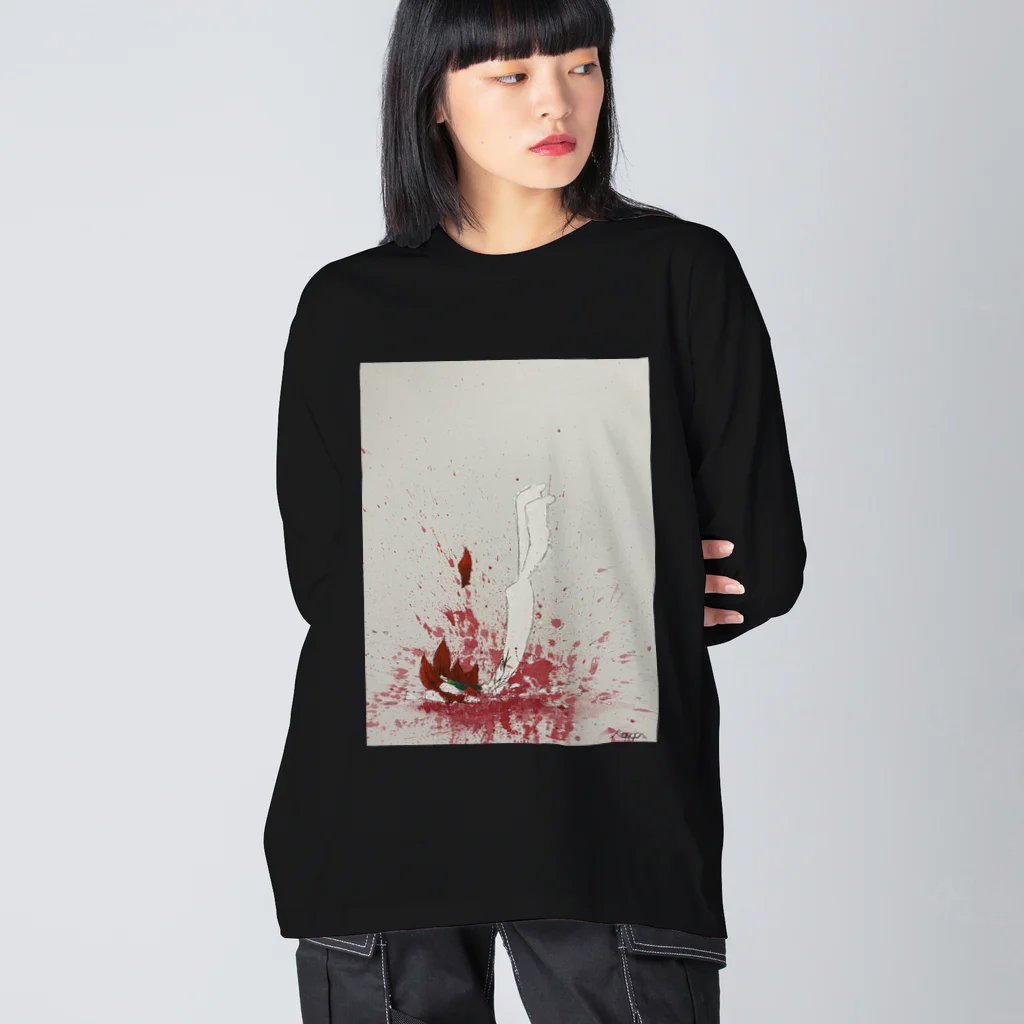 花瓶の疑問の飛び降り自殺 Big Long Sleeve T-Shirt