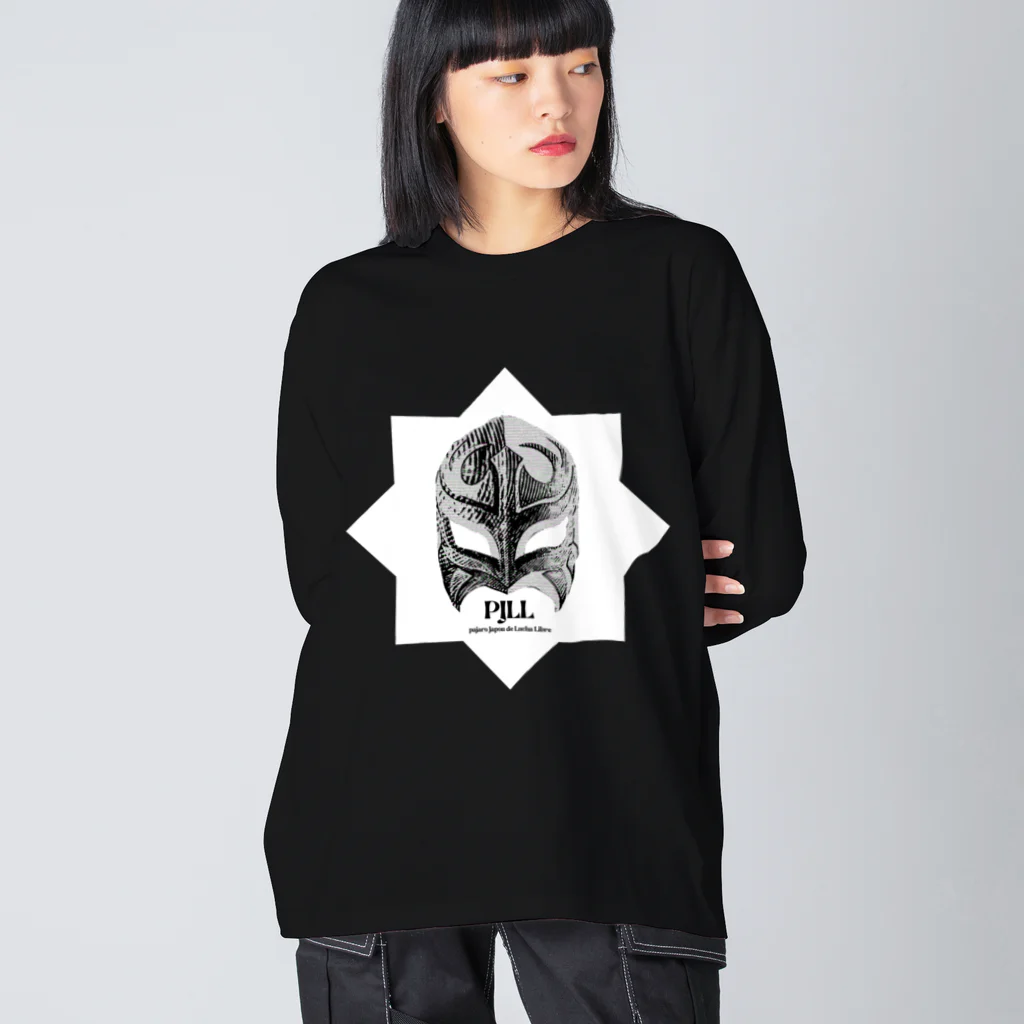 PJLLのPJLL 5STAR White Big Long Sleeve T-Shirt