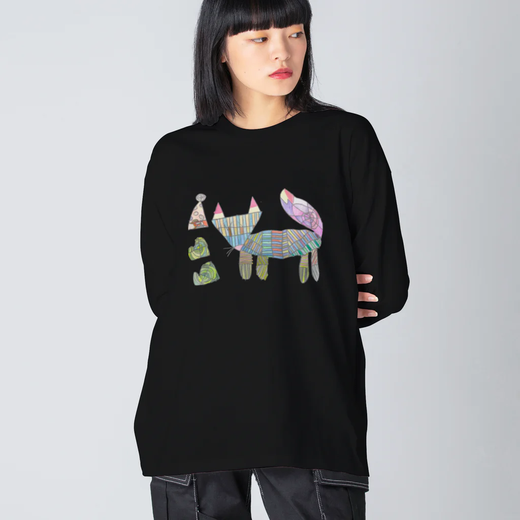 sakuraeのからふるなきつね Big Long Sleeve T-Shirt