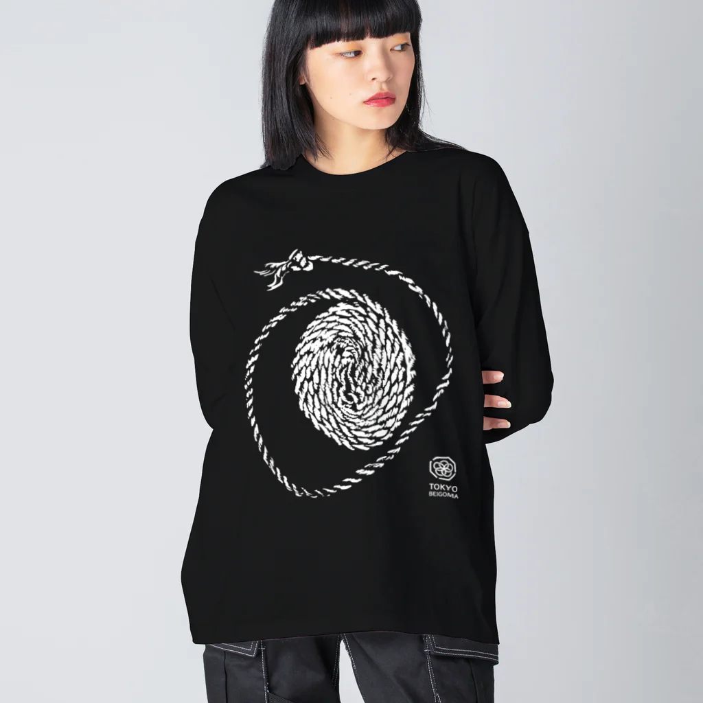 東京ベーゴマのBeautiful Swirl ビッグシルエットロングスリーブTシャツ