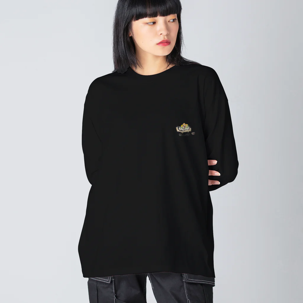 瓦そばすずめの瓦そば（ロゴなし） Big Long Sleeve T-Shirt