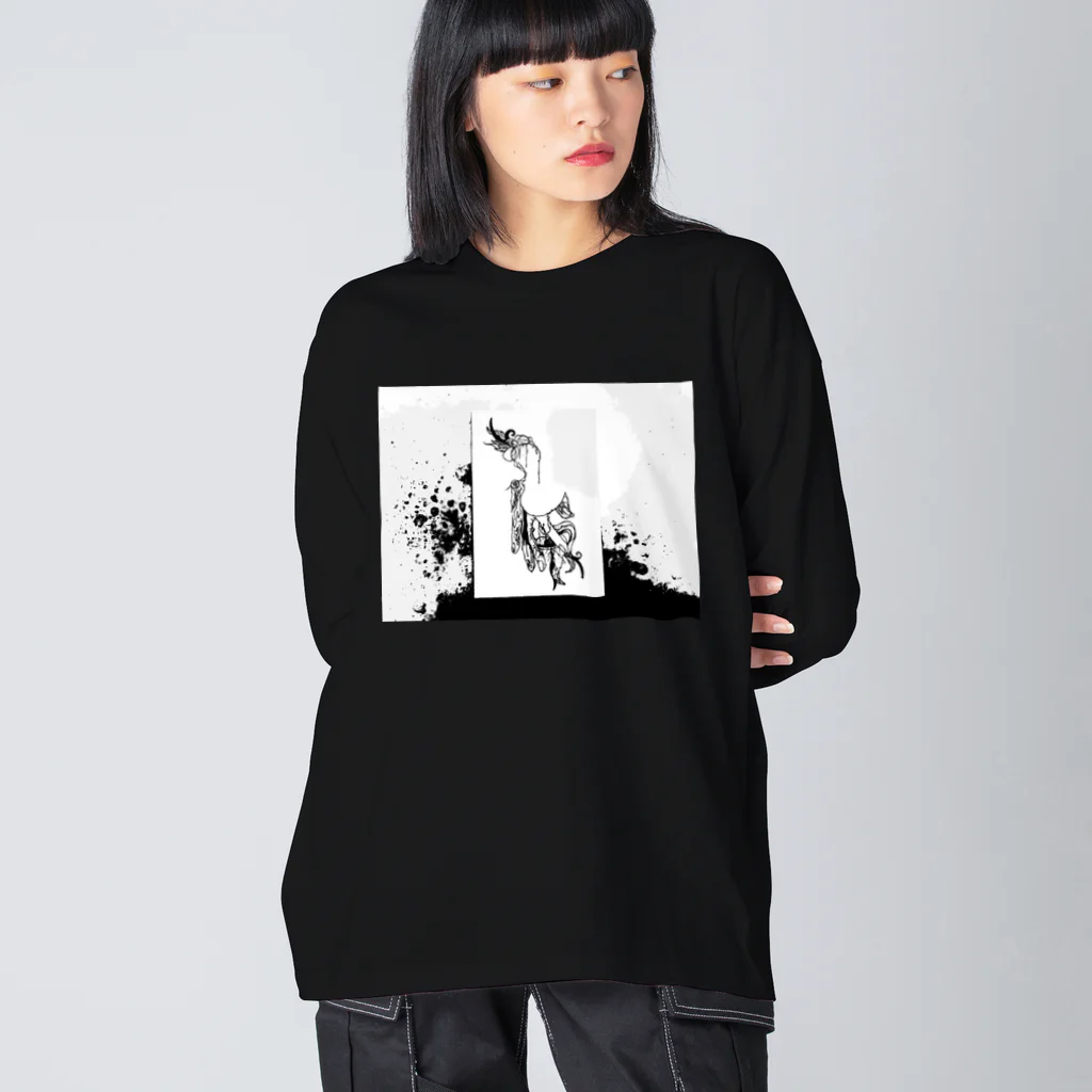 NATSUYA TAKASAKIのRIGHT SIDE  Big Long Sleeve T-Shirt