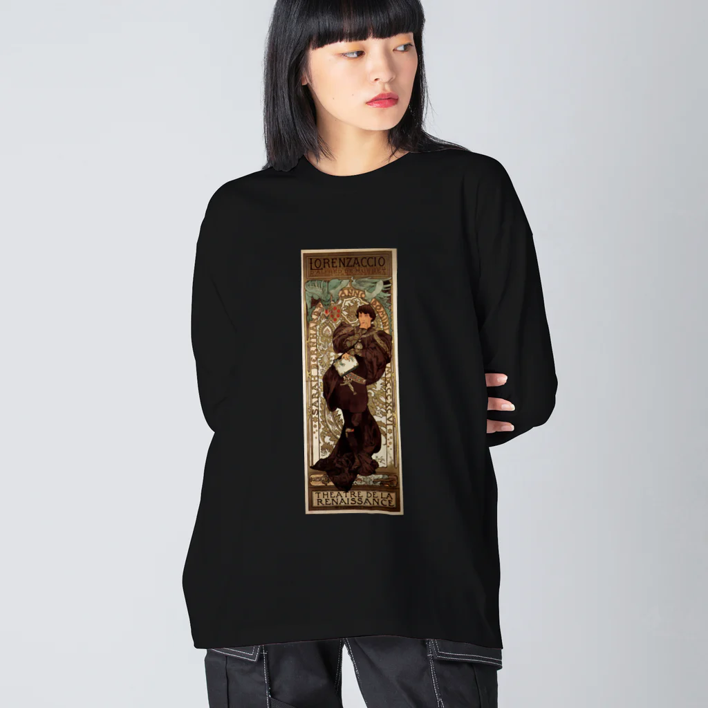 artgalleryのMucha - Lorenzaccio Big Long Sleeve T-Shirt