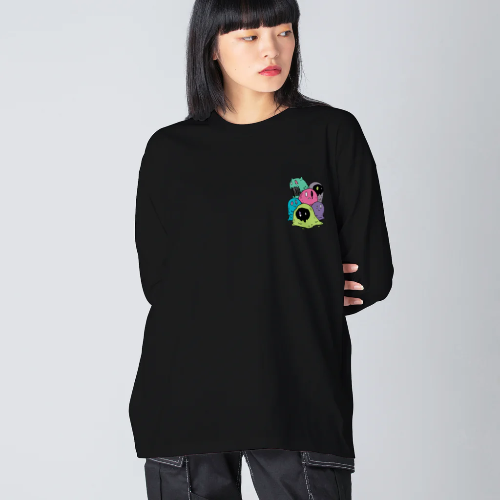 ティダのモンスターいっぱい Big Long Sleeve T-Shirt