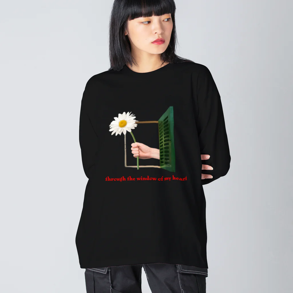 だっくのcollageart storeのμargaret Big Long Sleeve T-Shirt