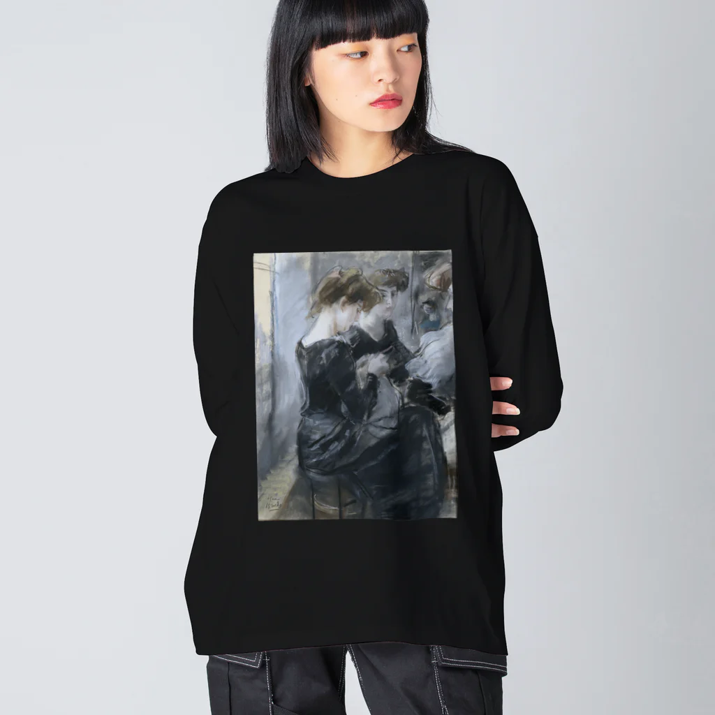 PALA's SHOP　cool、シュール、古風、和風、のModistenatelier, Isaac Israels, 1875 - 1919 Big Long Sleeve T-Shirt