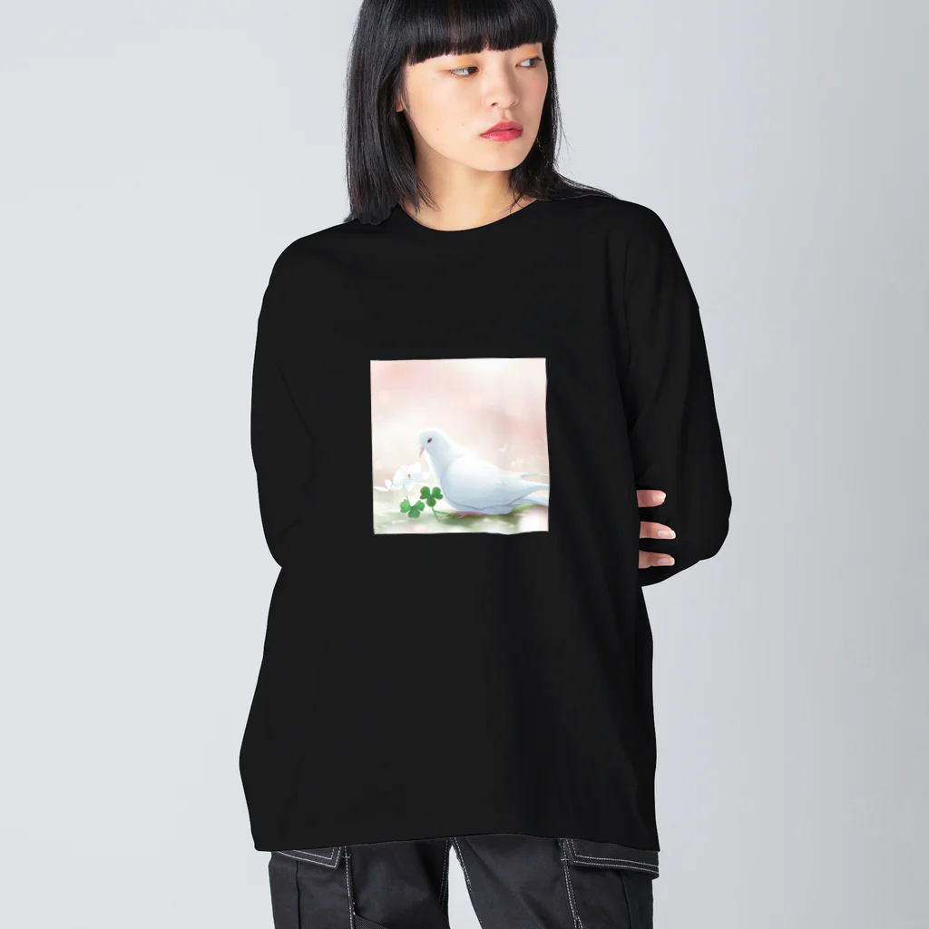 こりすまるの夢幻　鳩　和み Big Long Sleeve T-Shirt