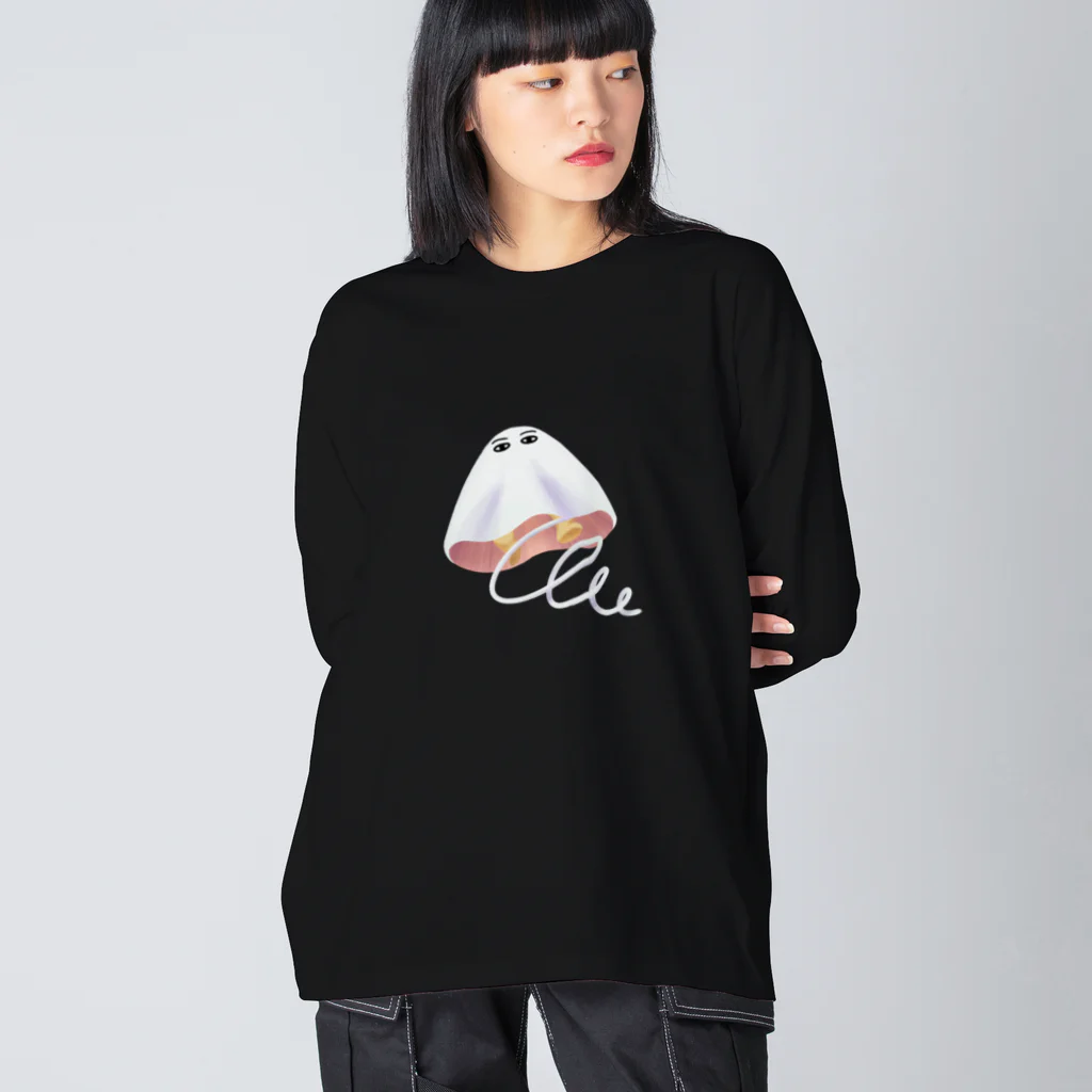 huroshikiのほつれるメジェド Big Long Sleeve T-Shirt