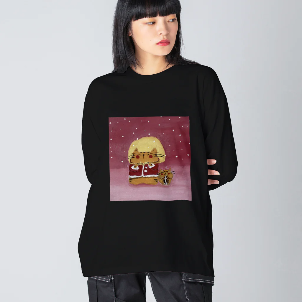 みゆ左衛門のサンタさんのお手伝い Big Long Sleeve T-Shirt