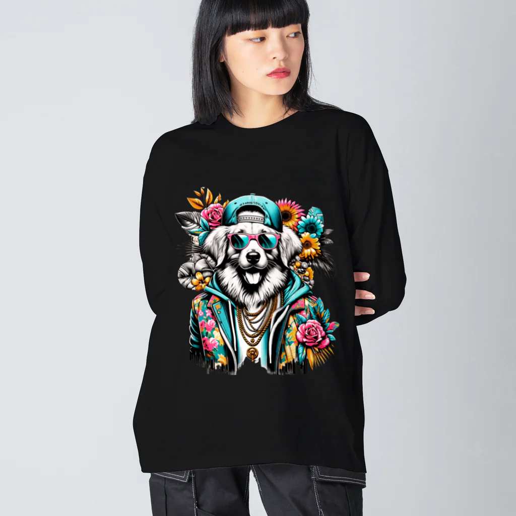 521のFunky Dog Big Long Sleeve T-Shirt