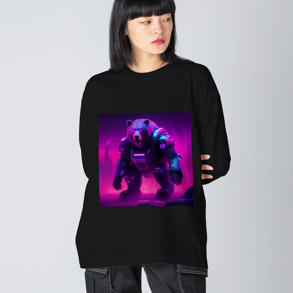 InstantEclecticsのグリズリーMk-Ⅱ(アニマルMk-Ⅱシリーズ3) Big Long Sleeve T-Shirt